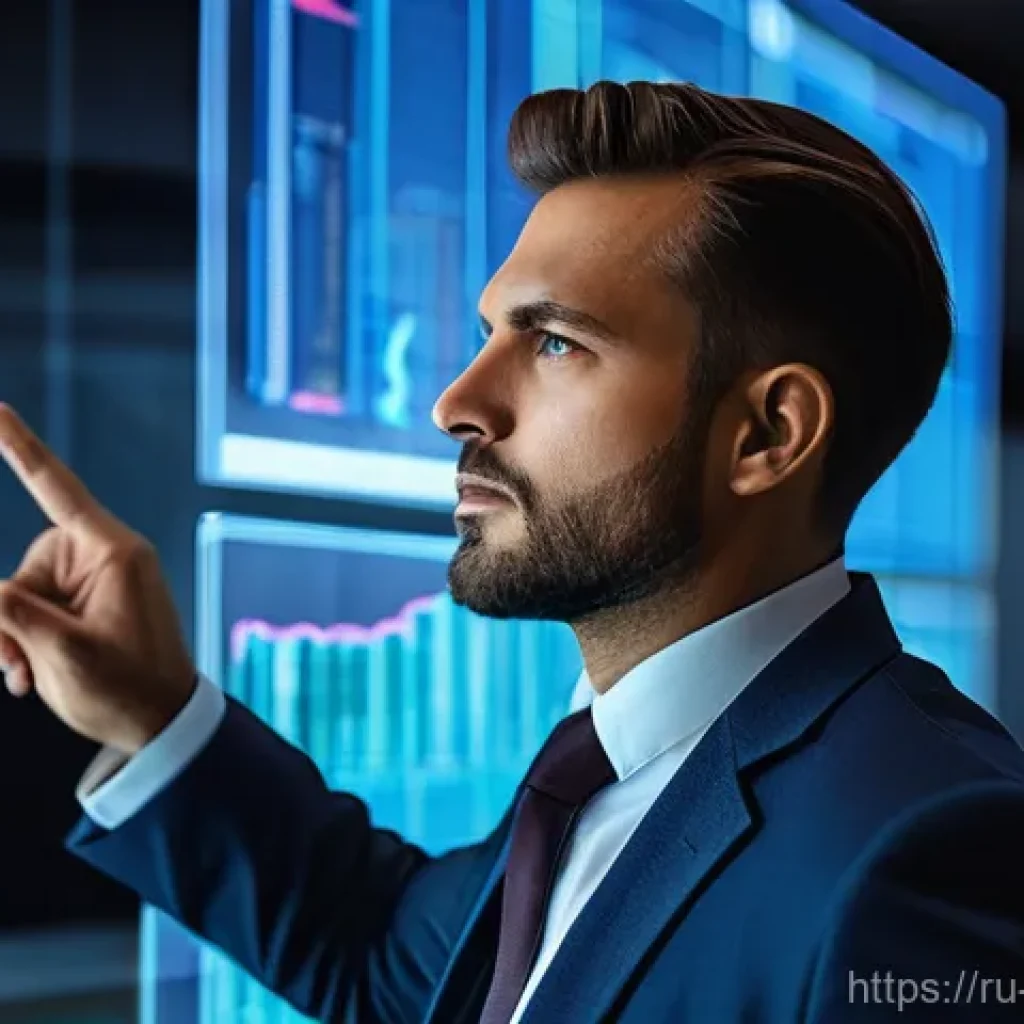 위험관리기술자의 주요 업무 프로세스 - **Prompt:** A focused male risk manager in his late 30s, dressed in a sharp business suit, intensely...