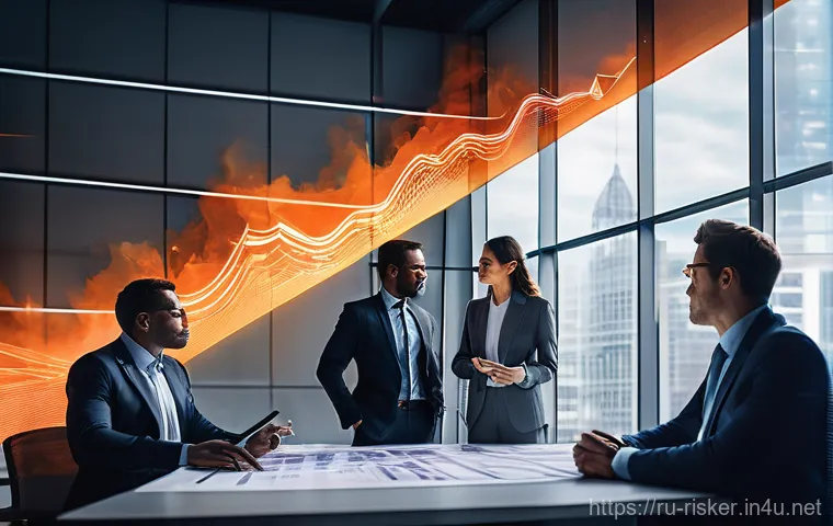 위험관리기술자와 지속가능성의 연결 - **Prompt:** A dynamic split image illustrating the evolution of risk management. On the left, a chao...