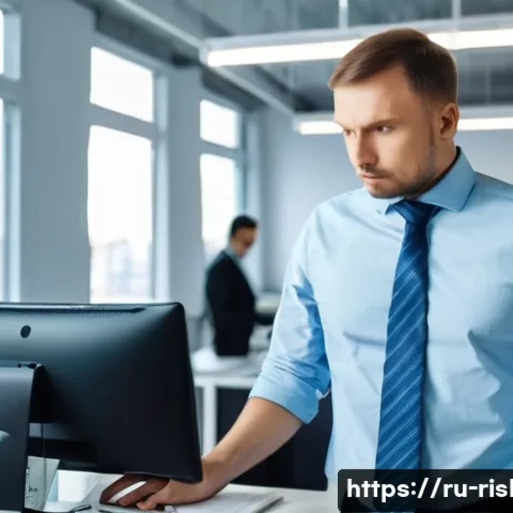 위험관리와 관련된 산업별 주요 이슈 - **Prompt for Staffing Shortage:**
A bustling, modern office environment in a Russian city during...